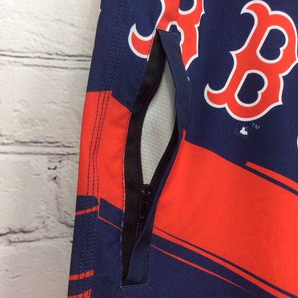 MLB Boston Red Sox Board Shorts Men's Sz 40 Athleisure Baseball Logo Print Beach - Picture 3 of 9